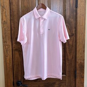 Vineyard Vines Men’s Pink Polo Small Excellent (D-32)